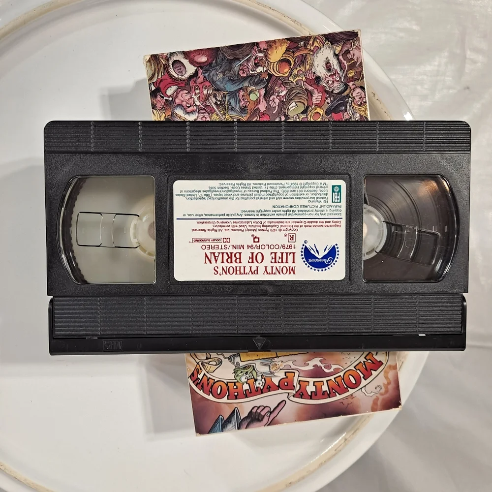Paramount Monty Python's Life Of Brian VHS Tape